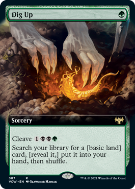 Dig Up (Variant) - Innistrad Crimson Vow Spoiler