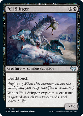 Fell Stinger - Innistrad Crimson Vow Spoiler