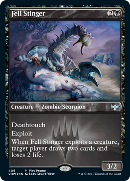 Fell Stinger (Variant) - Innistrad Crimson Vow Spoiler