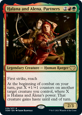 Halana and Alena, Partners - Innistrad Crimson Vow Spoiler