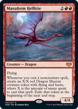 Manaform Hellkite - Innistrad Crimson Vow Spoiler