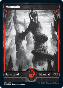 Mountain (Variant) 2 - Innistrad Crimson Vow Spoiler