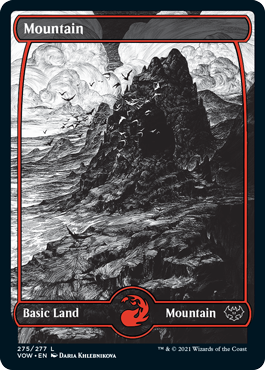 Mountain (Variant) - Innistrad Crimson Vow Spoiler