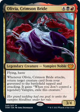 Olivia, Crimson Bride - Innistrad Crimson Vow Spoiler