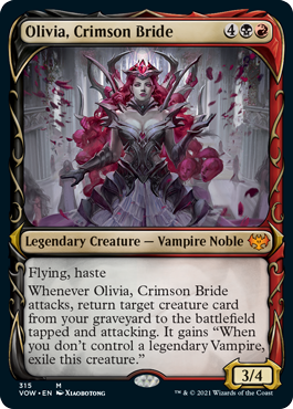 Olivia, Crimson Bride (Variant) - Innistrad Crimson Vow Spoiler