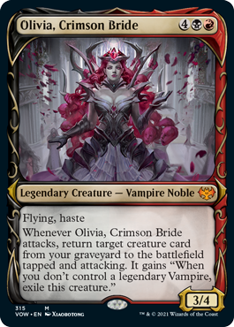 Olivia, Crimson Bride (Variant) - Innistrad Crimson Vow Spoiler