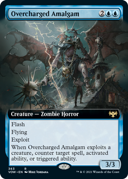 Overcharged Amalgam (Variant) - Innistrad Crimson Vow Spoiler