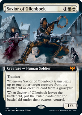 Savior of Ollenbock (Variant) - Innistrad Crimson Vow Spoiler