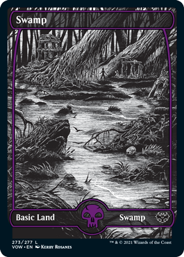 Swamp (Variant) 2 - Innistrad Crimson Vow Spoiler