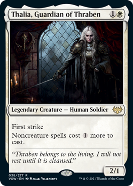 Thalia, Guardian of Thraben - Innistrad Crimson Vow Spoiler
