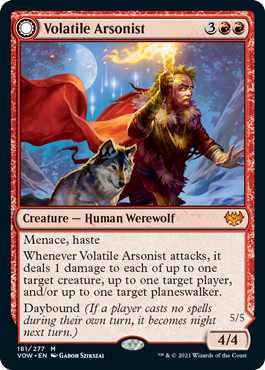 Volatile Arsonist - Innistrad Crimson Vow Spoiler