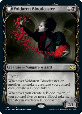 Voldaren Bloodcaster (Variant) - Innistrad Crimson Vow Spoiler