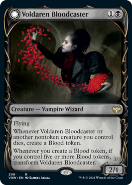 Voldaren Bloodcaster (Variant) - Innistrad Crimson Vow Spoiler