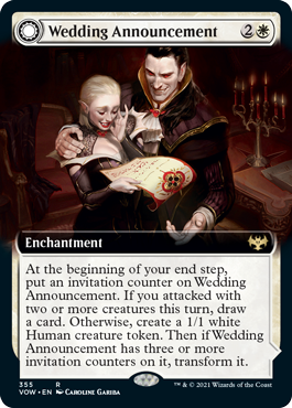 Wedding Announcement (Variant) - Innistrad Crimson Vow Spoiler