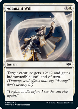 Adamant Will - Innistrad Crimson Vow Spoiler