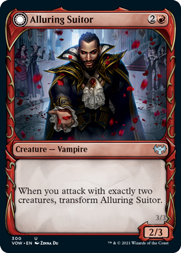 Alluring Suitor (Variant) - Innistrad Crimson Vow Spoiler