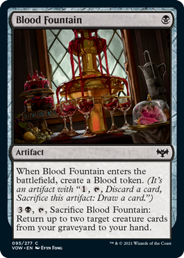 Blood Fountain - Innistrad Crimson Vow Spoiler