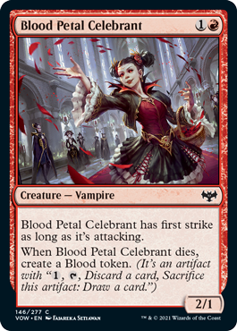 Blood Petal Celebrant - Innistrad Crimson Vow Spoiler