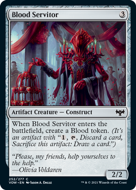 Blood Servitor - Innistrad Crimson Vow Spoiler