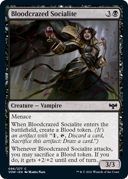 Bloodcrazed Socialite - Innistrad Crimson Vow Spoiler