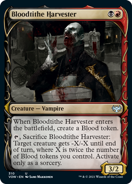 Bloodtithe Harvester (Variant) - Innistrad Crimson Vow Spoiler