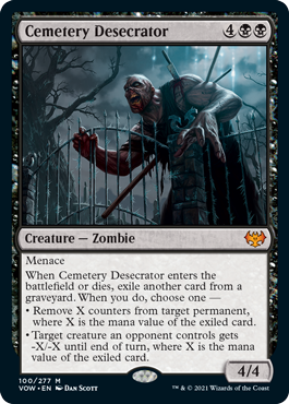 Cemetery Desecrator - Innistrad Crimson Vow Spoiler