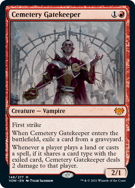 Cemetery Gatekeeper - Innistrad Crimson Vow Spoiler