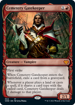 Cemetery Gatekeeper (Variant) - Innistrad Crimson Vow Spoiler