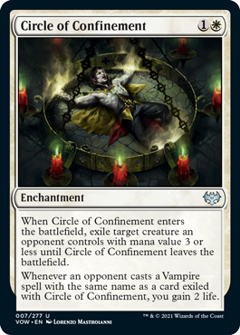 Circle of Confinement - Innistrad Crimson Vow Spoiler