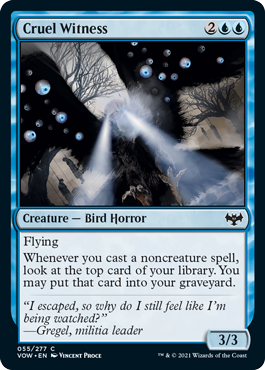 Cruel Witness - Innistrad Crimson Vow Spoiler