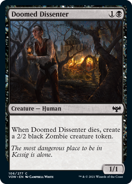 Doomed Dissenter - Innistrad Crimson Vow Spoiler