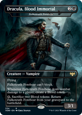 Dracula, Blood Immortal - Innistrad Crimson Vow Spoiler