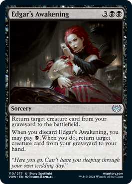 Edgar's Awakening - Innistrad Crimson Vow Spoiler