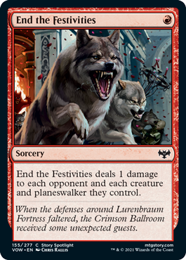 End the Festivities - Innistrad Crimson Vow Spoiler