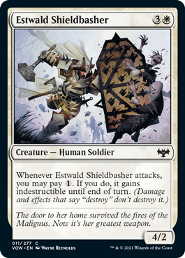 Estwald Shieldbasher - Innistrad Crimson Vow Spoiler