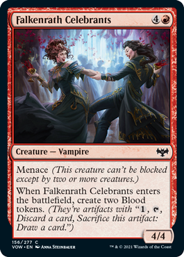 Falkenrath Celebrants - Innistrad Crimson Vow Spoiler