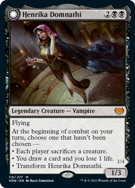 Henrika Domnathi - Innistrad Crimson Vow Spoiler