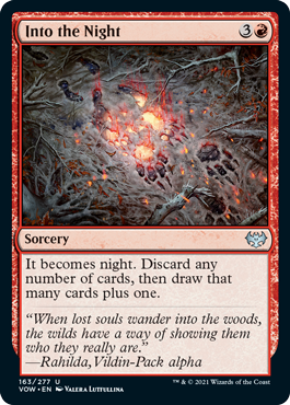 Into the Night - Innistrad Crimson Vow Spoiler