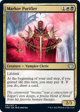 Markov Purifier - Innistrad Crimson Vow Spoiler