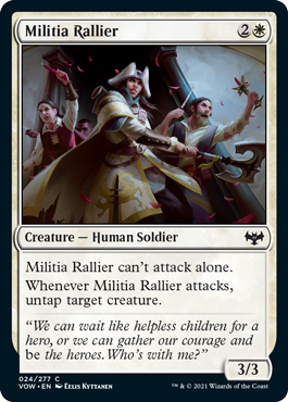 Militia Rallier - Innistrad Crimson Vow Spoiler