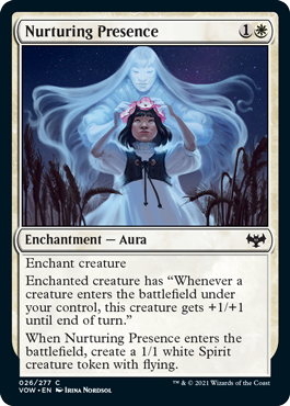 Nurturing Presence - Innistrad Crimson Vow Spoiler