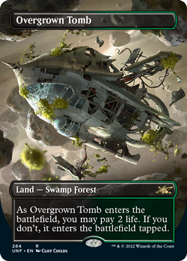 Overgrown Tomb - Unfinity Spoiler