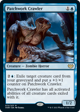 Patchwork Crawler - Innistrad Crimson Vow Spoiler