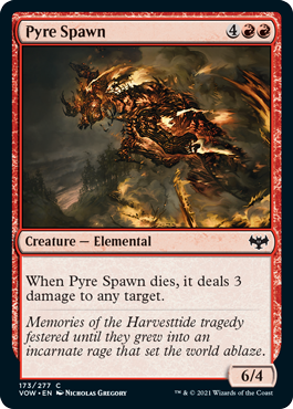 Pyre Spawn - Innistrad Crimson Vow Spoiler