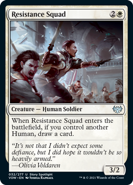 Resistance Squad - Innistrad Crimson Vow Spoiler