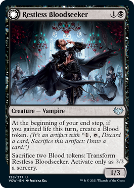 Restless Bloodseeker - Innistrad Crimson Vow Spoiler