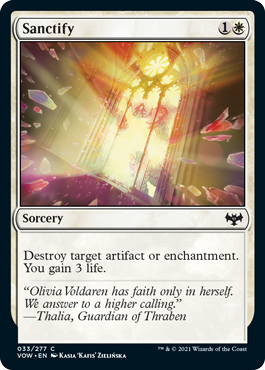 Sanctify - Innistrad Crimson Vow Spoiler