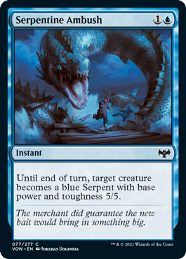 Serpentine Ambush - Innistrad Crimson Vow Spoiler