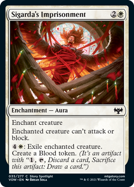 Sigarda's Imprisonment - Innistrad Crimson Vow Spoiler