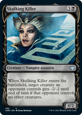 Skulking Killer (Variant) - Innistrad Crimson Vow Spoiler